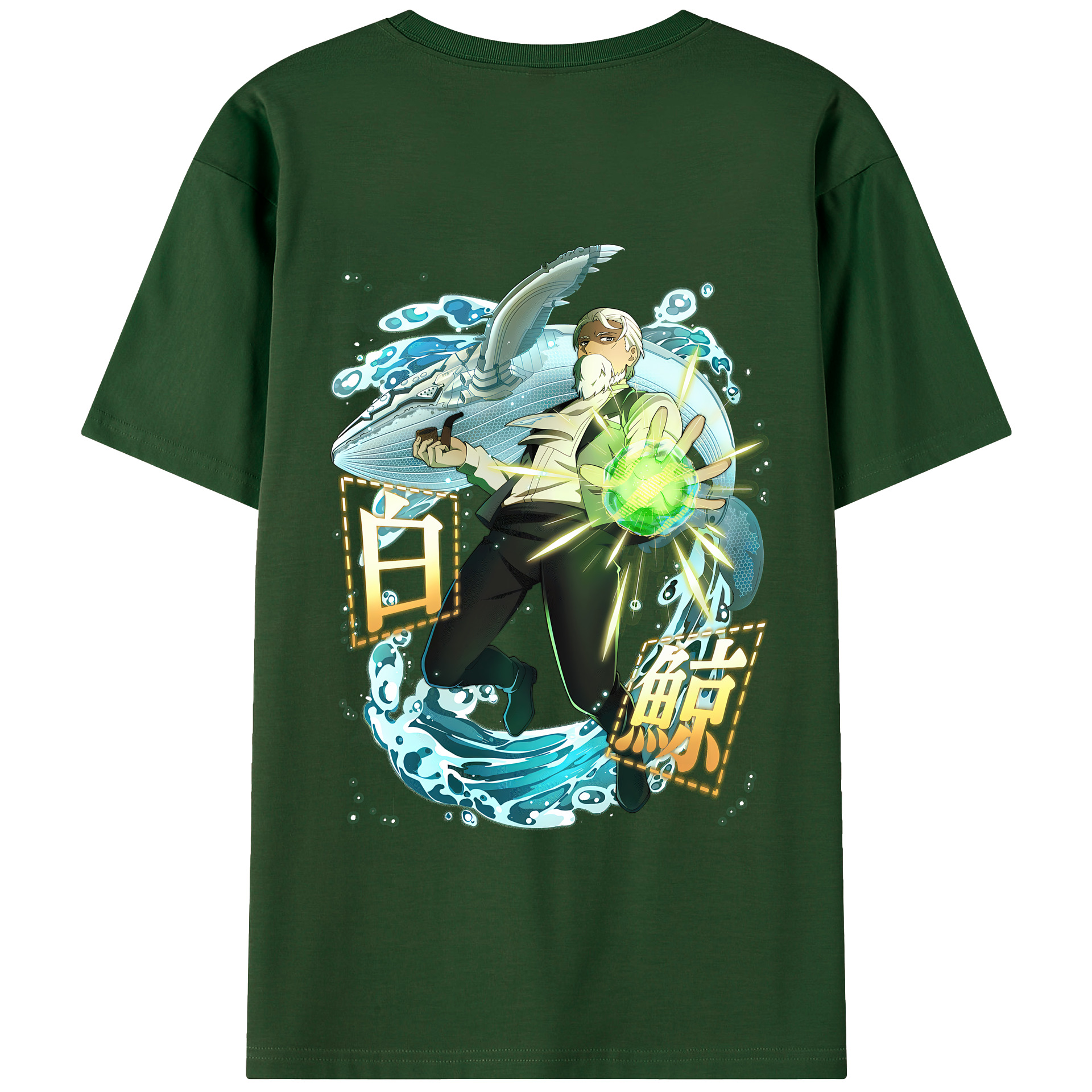 （画像用） 文豪ストレイドッグス Bungo Stray Dogs 綿100％半袖Tシャツ（背面プリント）